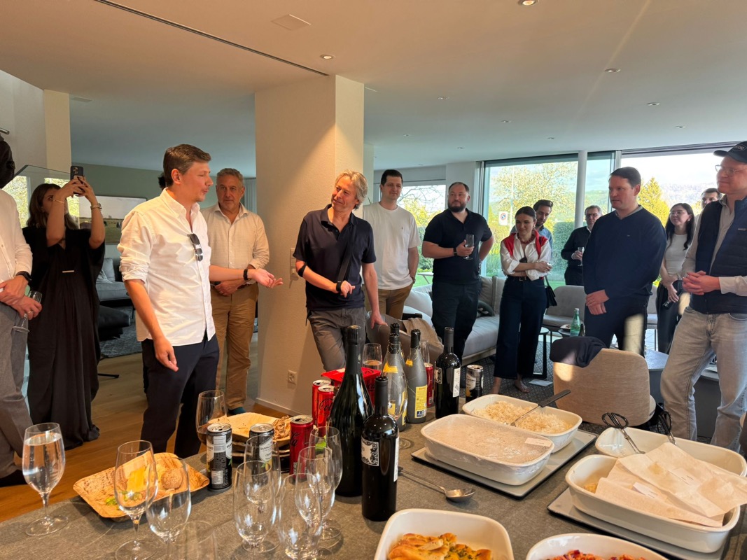 S16VC × ellipsis evening at Yariv's home, Zug